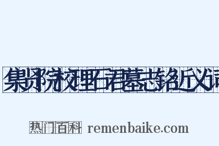 集贤院校理石君墓志铭近义词是什么意思的图片